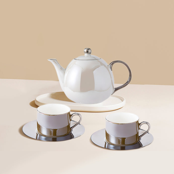 Modern Spectrum Tea Set