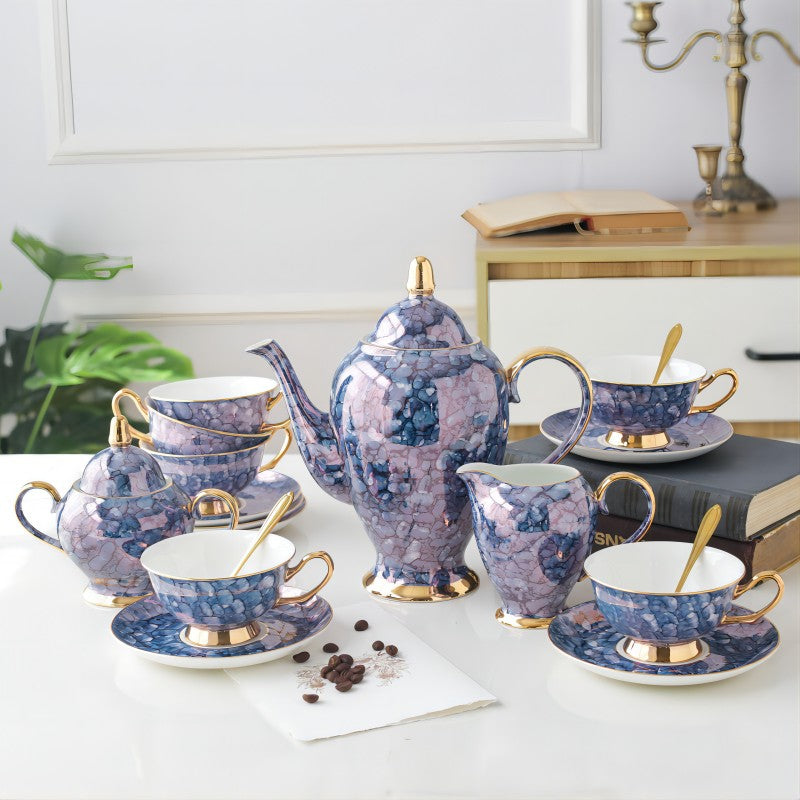 tea set,british tea set,english tea set,floral tea set — HauSweet